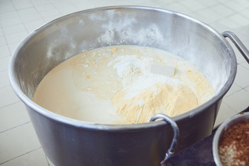 Equipment for making flour products.