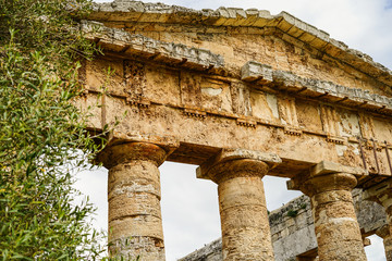 Römischer Tempel Segesta Sizilien