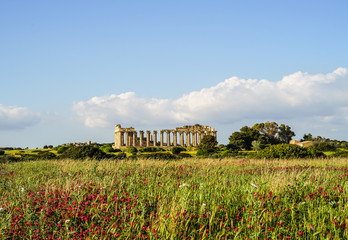 Römischer Tempel Akropolis Selinunt Sizilien
