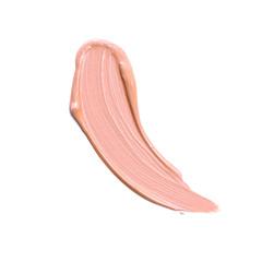 Lipstick stroke isolated on white background