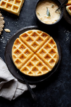 Gluten-Free Vegan Savory Dosa Waffle Indian-style