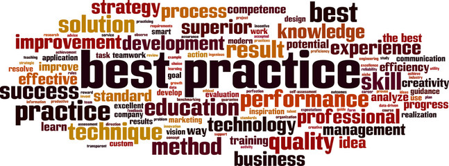 Best practice word cloud