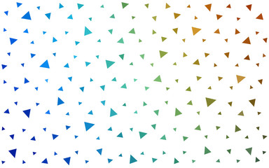 Dark Multicolor vector  abstract polygonal pattern.