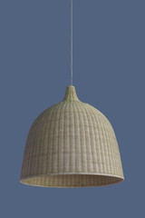 A rattan handmade kraft light