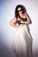 Fototapeta premium Modelo de tallas grandes