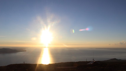 atardecer en la patagonia 