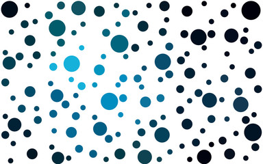 DARK BLUE vector  template with circles.