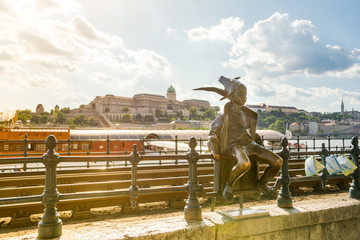 Fototapeta premium Kleine Prinzessin, Budapest, Ungarn 