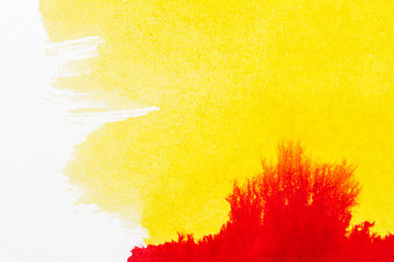Abstract yellow and red arts background