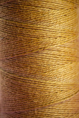 surface of a coil of hemp rope.