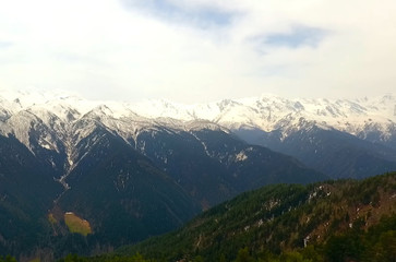 Mountains of Georgia, a trip along the mountain range