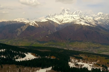 Mountains of Georgia, a trip along the mountain range