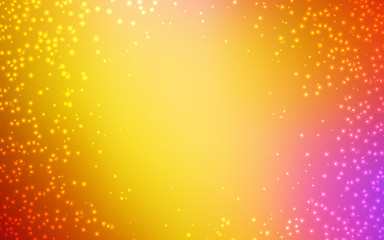 Light Multicolor vector layout with cosmic stars.