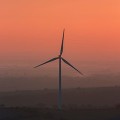 An image of amazing wind turbine with beautiful sky