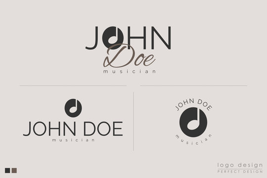 Logo design for musician