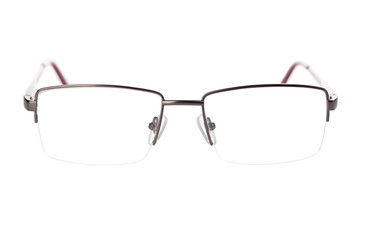 Glasses isolated on white with clipping path.
