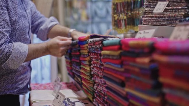 fabrics in istanbul market
