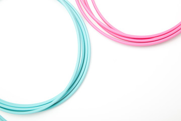 C&iacute;rculos y semic&iacute;rculos de colores