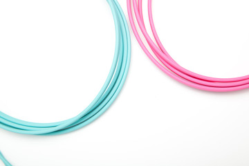 C&iacute;rculos y semic&iacute;rculos de colores