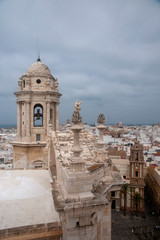 Obraz premium Catedral de la Santa Cruz de Cádiz, Andalucía