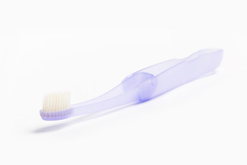 New toothbrush isolated on a white background
