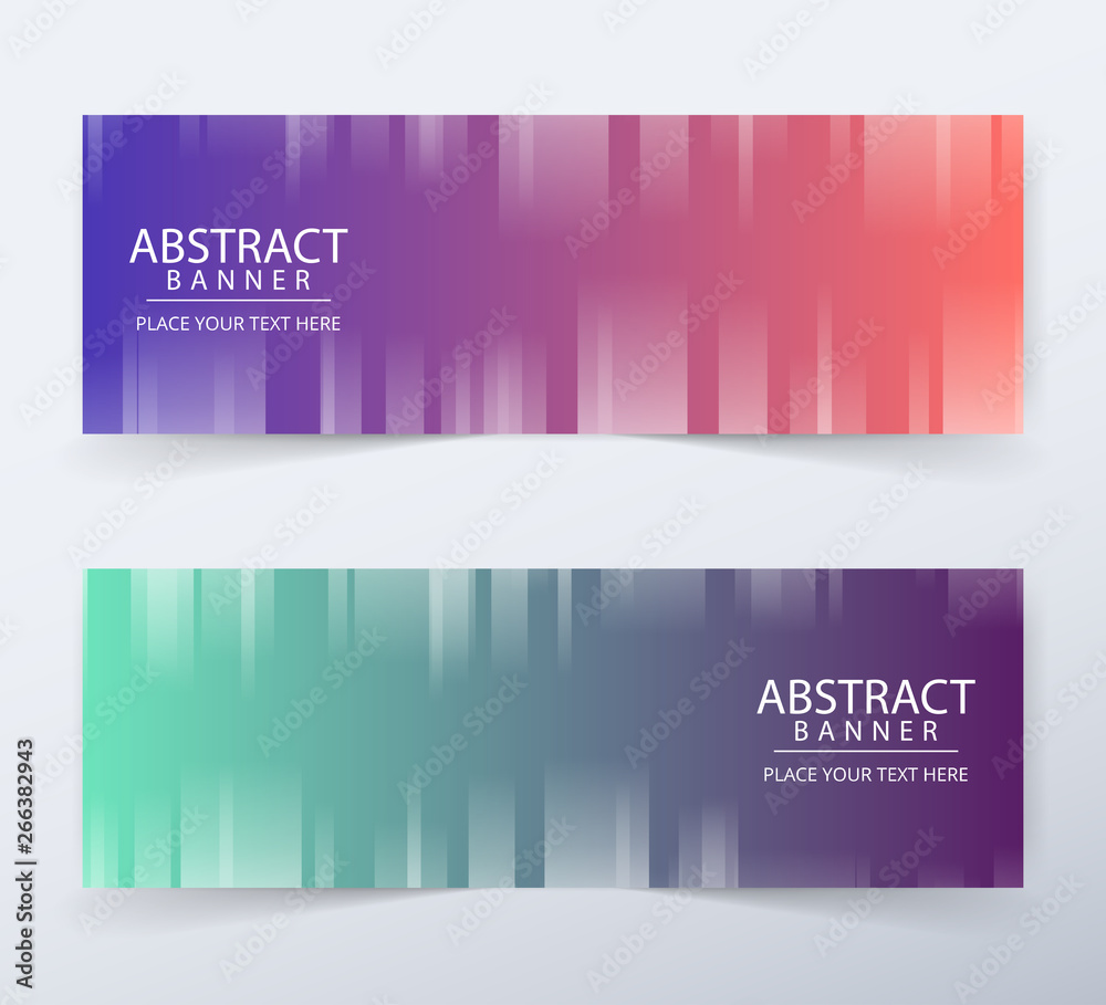 Wall mural abstract geometric web design banner template. annual report, design templates, future poster templa
