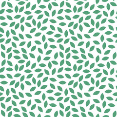 Leaves Pattern. Floral seamless pattern for wrapping, fabric, paper and wallpaper. Endless Background.
