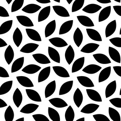 Leaves Pattern. Floral seamless pattern for wrapping, fabric, paper and wallpaper. Endless Background.
