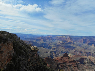 Fototapeta premium view to the rocks in the grand canyon