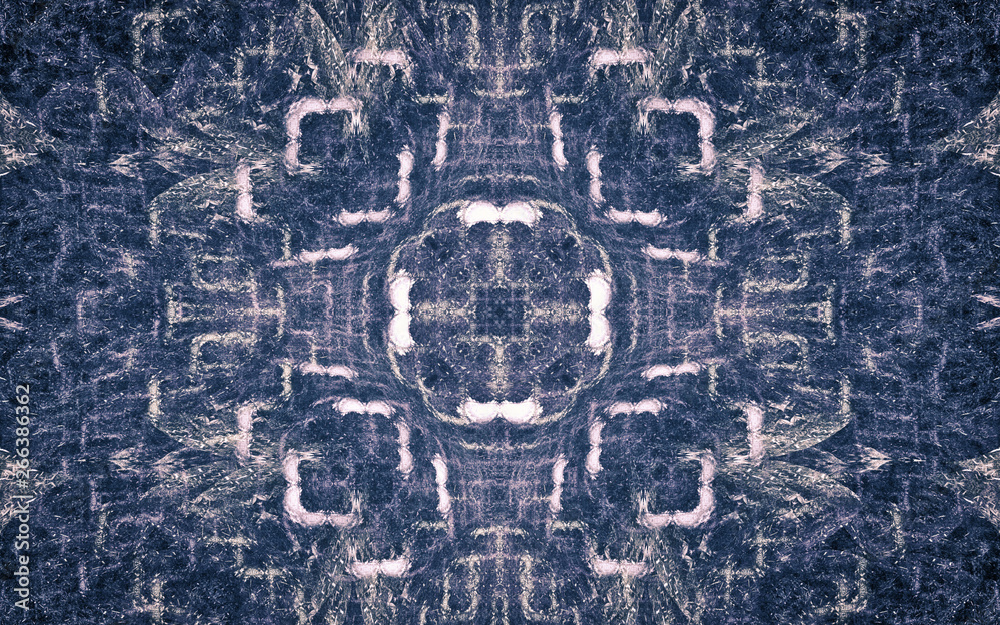 Fototapete digital generated image in the form of abstract geometric shapes of various shades and colors for us