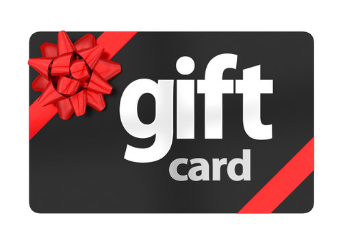 Gift Card Isolated