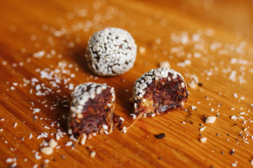 sweets from dried fruits are good for health and for those who play sports