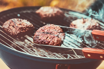 Tasty vegetarian burger