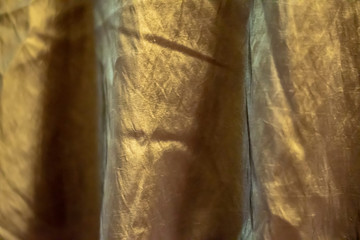 texture of golden fabric