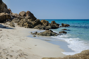 Fototapeta na wymiar Mittelmeerküste, Kalabrien