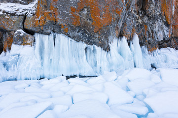 Lake Baikal in winter