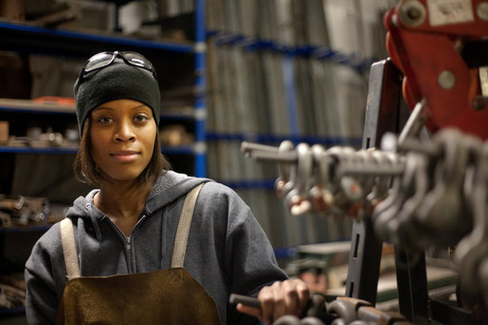 Blacksmith shop owner.