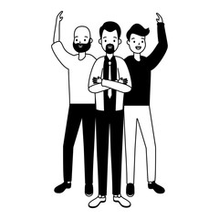 group people men diversity