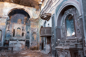 Romagnano al Monte, a ghost town in the province of Salerno in Campania, Italy