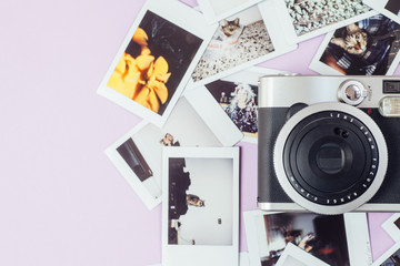 Polaroid camera and photos