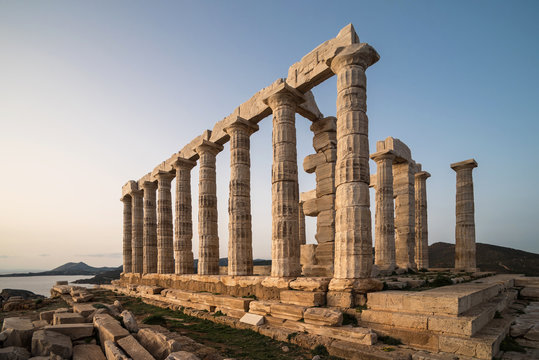 Temple of Poseidon on cape Sounion