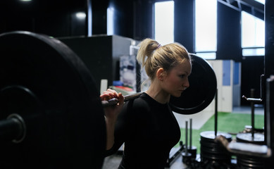 Weightlifting in the gym
