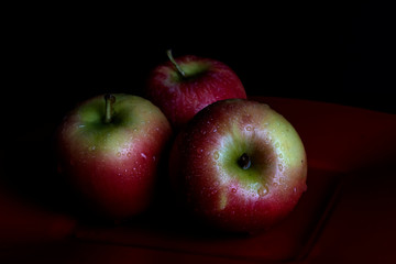 Apples dark food