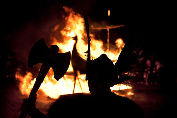 Fototapeta premium Up Helly Aa Viking