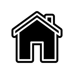 house icon. Element of navigation for mobile concept and web apps icon. Glyph, flat icon for website design and development, app development