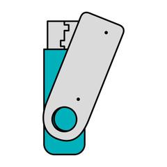 usb memory flash icon