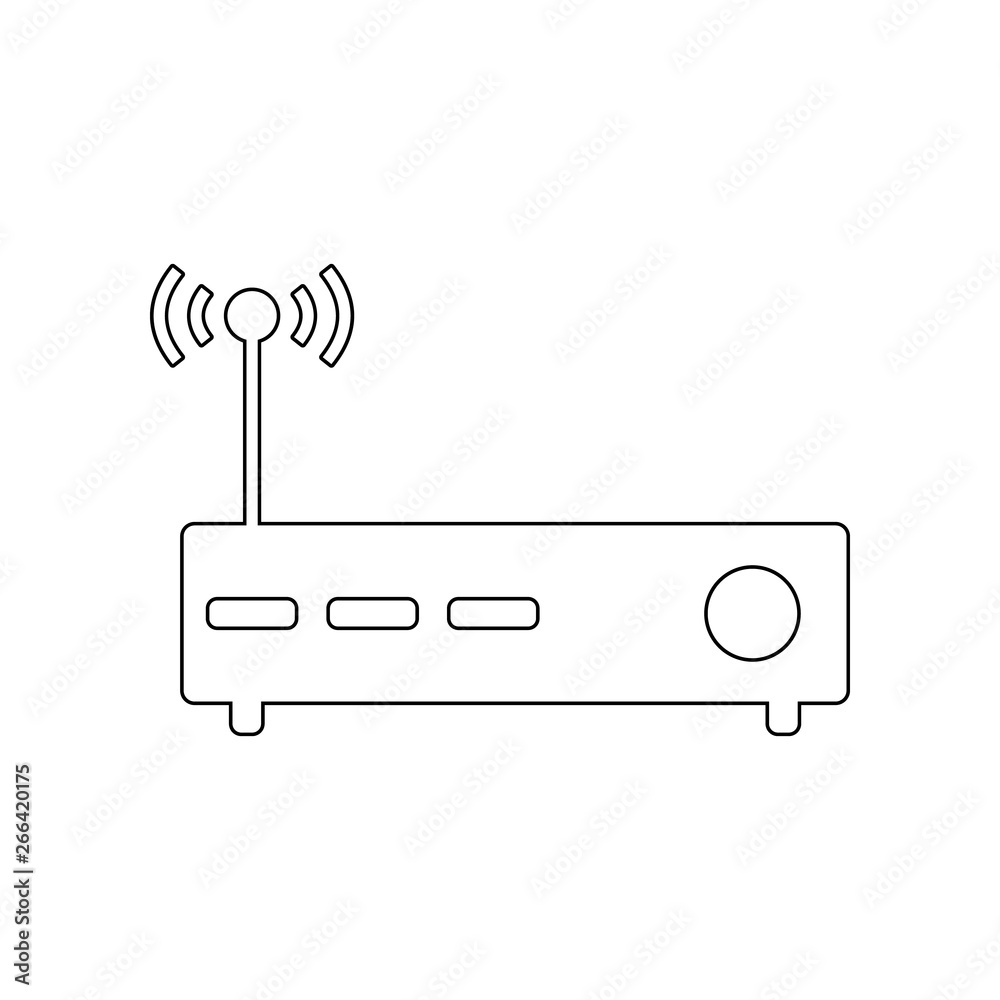 Aufkleber access point icon. element of web for mobile concept and web apps icon. outline, thin line icon for 