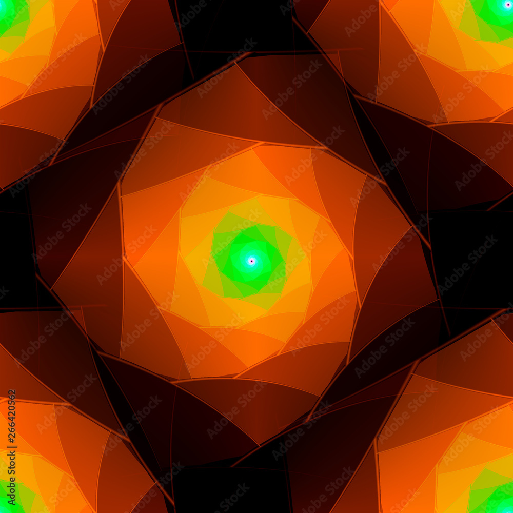 Poster seamless abstract pattern. fractal pattern. geometric pattern. mosaic. kaleidoscope. computer fracta