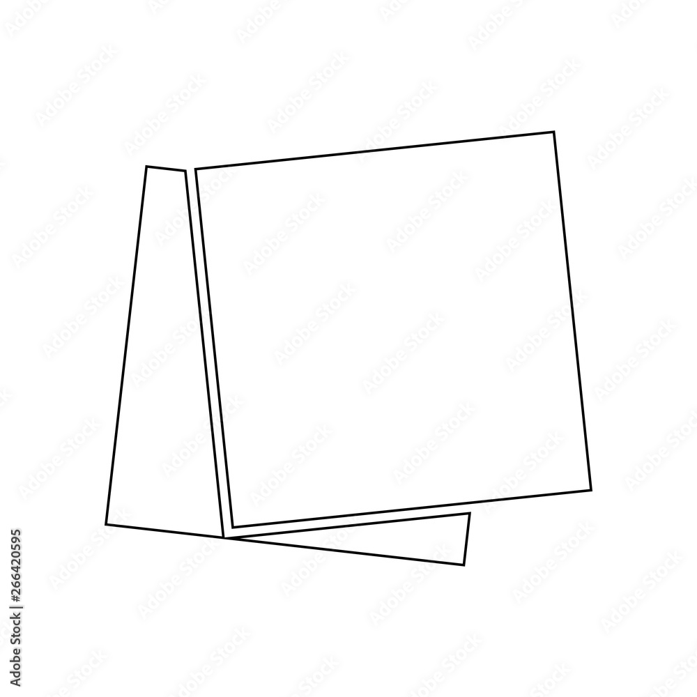 Poster layers of paper icon. element of web for mobile concept and web apps icon. outline, thin line icon f