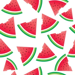 Fototapete Wassermelone Schönes Wassermelonenmuster